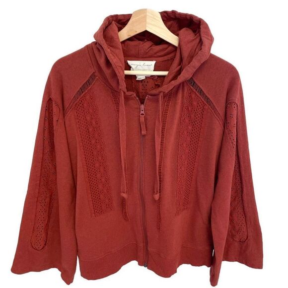 Evys Tree Eyelet Zip Hoodie - Picture 1 of 8